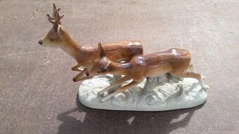 Porcelánové srnky Royal dux - 2