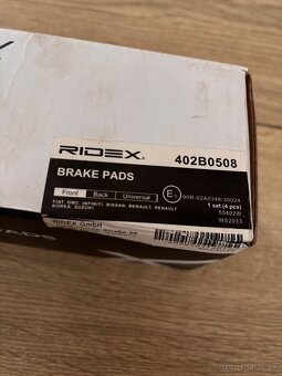 Brzdy Ridex  nove nepouzite - 2