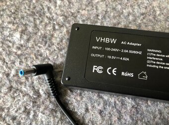 Nabíjačka na notebook HP 19,5V 3,33A 4,62A modrá tenká . - 2