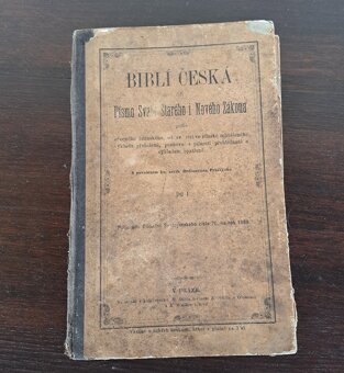 Biblie Česká 1889 - 2