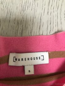 Warehouse ruzovy pulovrik velkost 8 - 2