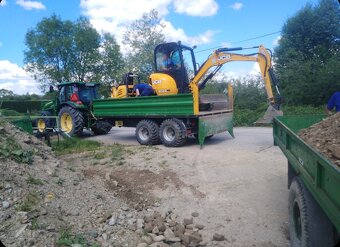 Zemne vykopove prace pasovym bagrom 2,6 t. 0904866856 Cena 3 - 2