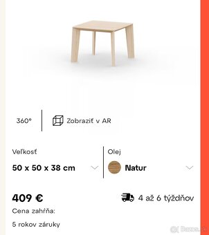 konferencny stolik Javorina - 2