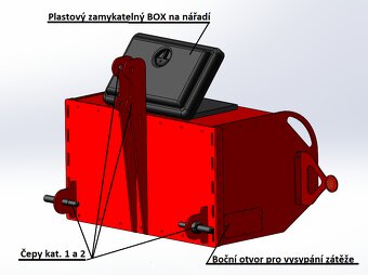 Box a závaží k traktoru - 2