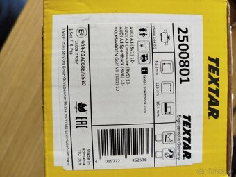 Brzdové doštičky TEXTAR - 2