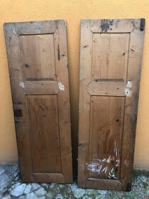 Staré dvere zo skrine 2ks - 2