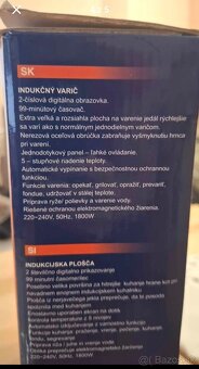 Indukčný varič nový - 2