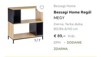 Regál Megy Möbelix - 2