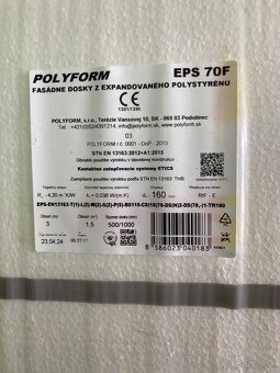 Polistiren 160 a 200 EPS Fasadny - 2
