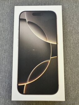 NOVÝ, NEROZBALENÝ - Iphone 16 Pro 128 GB NATURAL - 2