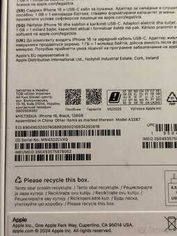 iPhone 16 128GB 24 mes. záruka - 2