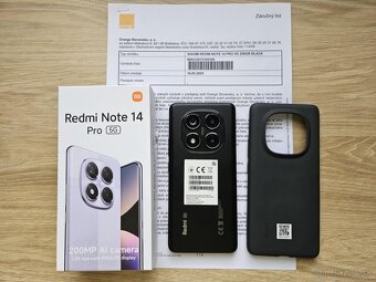 Xiaomi Redmi Note 14 Pro 5G 8GB/256GB,cierny,top stav,zaruka - 2