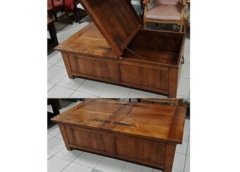 Celomasívny truhlicový konf.stolík - 2