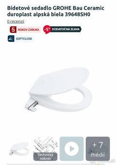 Zavesne WC Grohe Bau Ceramic - 2