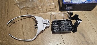 Čelová lupa s LED svetlom - 2