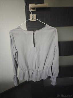 Elegantná sivá blúzka - 2