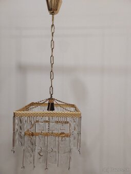 Starožitný kryštálový luster. - 2