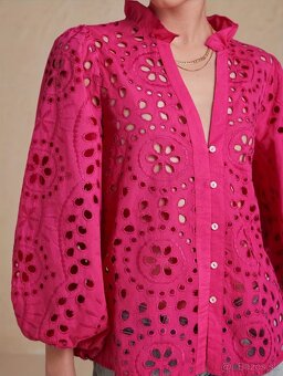 Madeirova blúzka ružová S - 2
