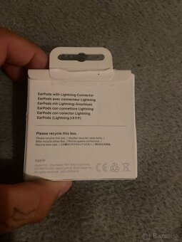 Apple EarPods Lightning – nové, originál - 2