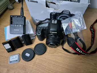 Canon 5D Mark II + 50mm f1.8 STM a príslušenstvo - 2