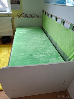 Detska postel s madracom.0,80x2m - 2