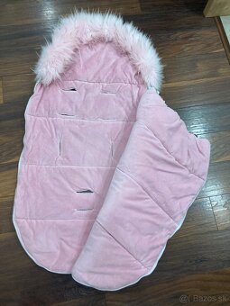 Zimný fusak dievčenský 100cm - 2