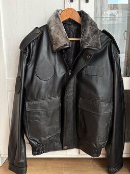 Pánska kožená bunda - nová - 2