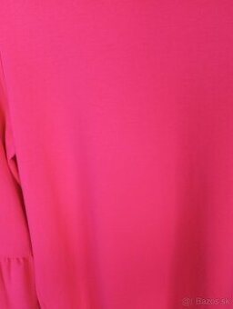 Ružové dámske šaty dlhý rukáv L/xl - 2