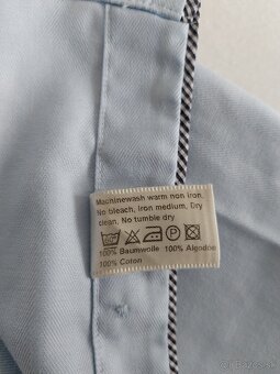 Eton bledomodra pánska košeľa 42 - 2