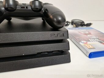 PlayStation 4 Pro 1TB čierna herná konzola - 2
