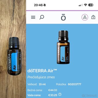 dōTERRA Air, Zengest, Rosemary, Capaiba 15ml - 2