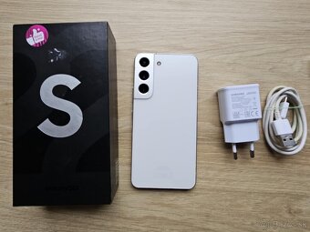 Samsung Galaxy S22 5G 8GB/128GB, biely, zaruka, kryt - 2