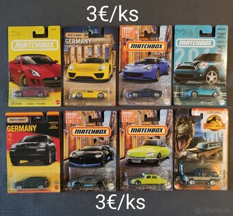 Matchbox rôzne modely - 2