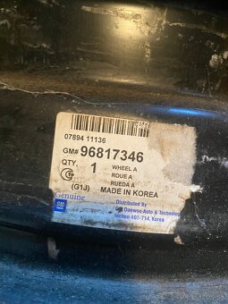Plechové disky 4x114.3 R15 Chevrolet - 2