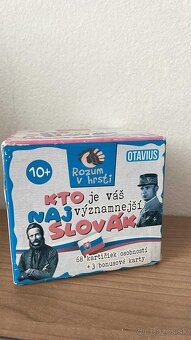 Spoločenská hra: Kto je Váš najvýznamnejší Slovák - 2