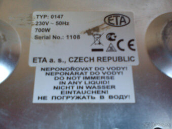 pekáreň chleba ETA Gemina 0147 - 2