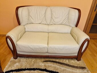 Koženná sedacia súprava 3+2+1+ stolík - 2