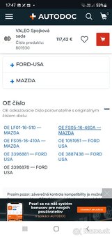 Spojka Valeo 801930 Mazda - 2