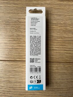 FIXED Liquid silicone USB-C/Lightning (1,2 m) - 2