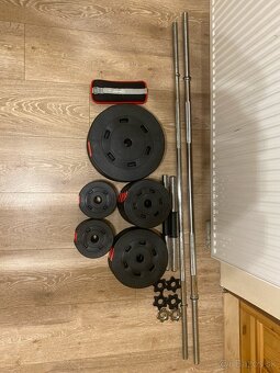 HS Nakladací činkový set Premium 58 kg - 2