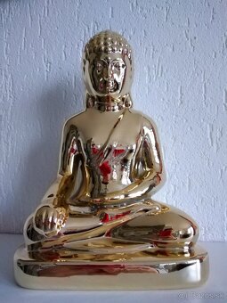Budha strieborný, zlatý, biely - 2