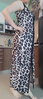 Dámske letné šaty leopardieho vzoru - 2