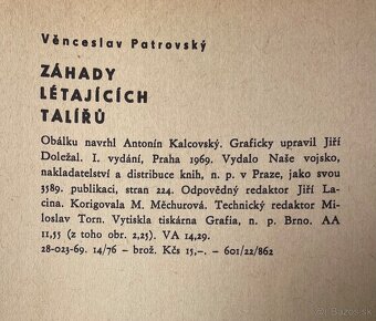 Věnceslav Patrovský - Záhady létajícich talířů - 2