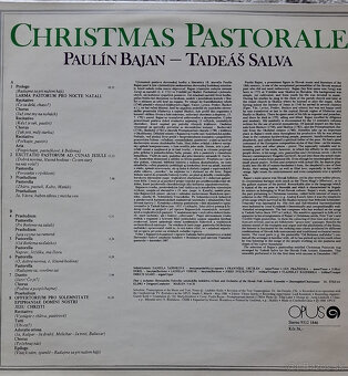 Retro gramofónová LP platňa Christmas Pastorale - 2