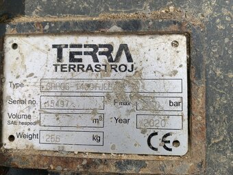 Hydraulická svahovačka 140cm na minibager 4-6t - 2