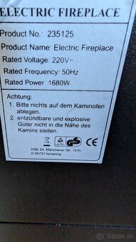 Predám elektrický krb - 2