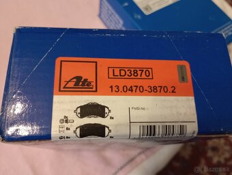 Brzdové platničky doštičky ATE keramické - 2