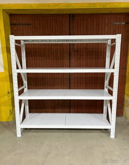 Kovový regál 2m, nosnosť 1200kg - 2