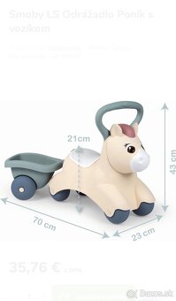 Smoby osdrazadlo s vozikom - 2