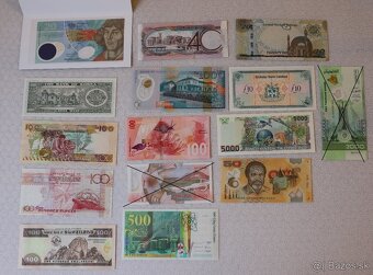 Unc bankovky (hodnotnejšie) - 2